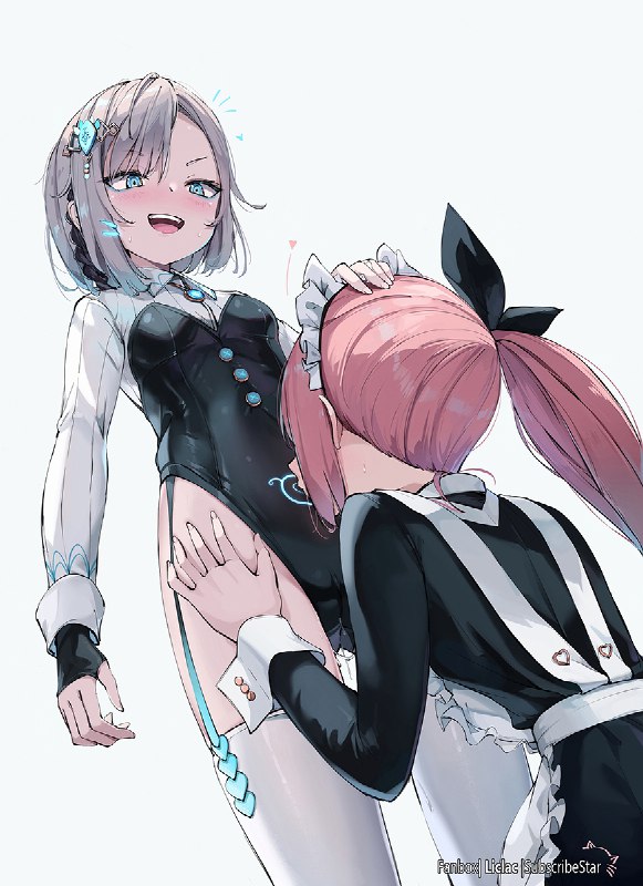 忠誠のキス・Kiss of Loyalty / id=118579356 / Liclac・リクラク #R-18 #メイド服 #女の子 #loli #ロリ #レオタード #メイド #レズ #縞ニーソ