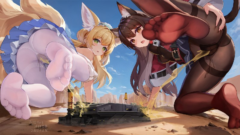  铃兰天火#明日方舟 #巨大娘 #スズラン(アークナイツ) #タイツ越しのパンツ #おしっこ #スカイフレア(アークナイツ) #白タイツ #铃兰 #足指 #天火 铃兰天火#明日方舟 #巨大娘 #スズラン(アークナイツ) #タイツ越しのパンツ #おしっこ #スカイフレア(アークナイツ) #白タイツ #铃兰 #足指 #天火