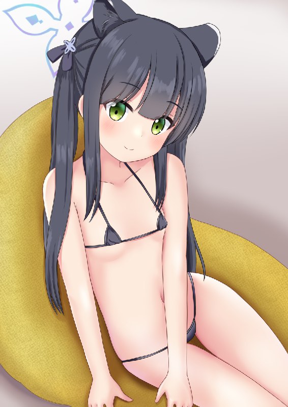 シュン / 七星みちょー#ブルーアーカイブ #ブルアカ #春原シュン(幼女) #マイクロビキニ #春原シュン #シュン(幼女) #おへそ #ブルーアーカイブ1000users入り