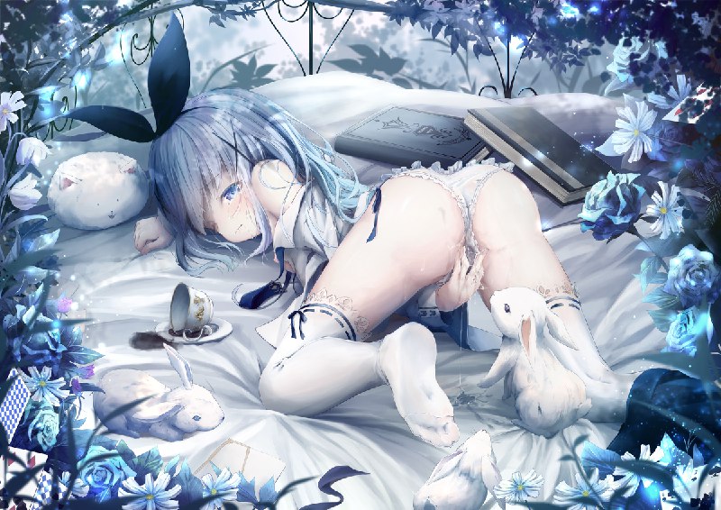 うさぎの誘惑 / ウタタネ@お仕事募集中#R-18 #ロリ #ぱんつ #ご注文はうさぎですか? #香風智乃 #足裏 #うさぎ #ごちうさ1000users入り #ソックス足裏 #オナニー