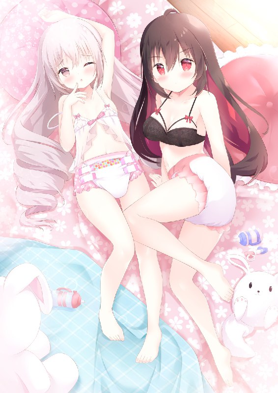 Bronya&Seele[ver.diaper] / Re-ViVi#崩坏3rd #崩壞3rd #ゼーレ・フェレライ #ブローニャ・ザイチク #おむつ