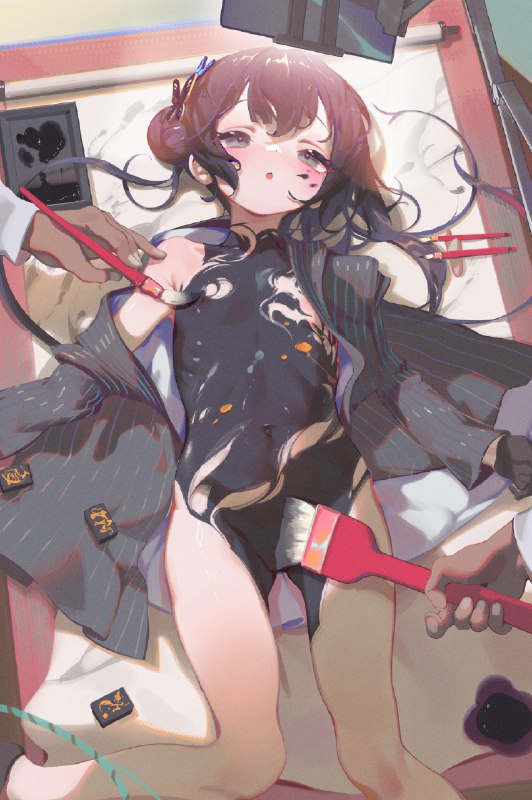 Kisaki CUTE!!!!!!!!!!!!!!!!!!!!! / id=119207281 / VillainChin #キサキ(ブルーアーカイブ) #ブルーアーカイブ #竜華キサキ #催眠 #ボディペイント #極上の貧乳