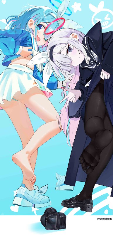  阿罗娜和普拉娜#魅惑のふともも #アロナ(ブルーアーカイブ) #プラナ(ブルーアーカイブ) #セーラー服 #パンツ #女の子 #ロリ #ソックス足裏 阿罗娜和普拉娜#魅惑のふともも #アロナ(ブルーアーカイブ) #プラナ(ブルーアーカイブ) #セーラー服 #パンツ #女の子 #ロリ #ソックス足裏