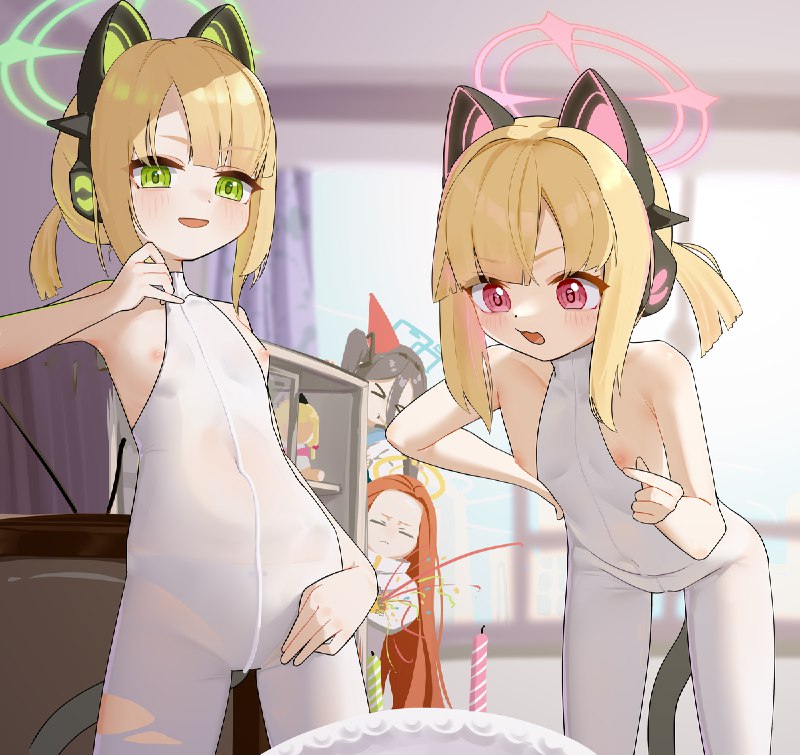 桃绿生日贺#R-18 #ブルーアーカイブ #ロリ #才羽ミドリ #才羽モモイ #ゲーム開発部 #お誕生日おめでとうございます #マイクロビキニ桃绿生日贺#R-18 #ブルーアーカイブ #ロリ #才羽ミドリ #才羽モモイ #ゲーム開発部 #お誕生日おめでとうございます #マイクロビキニ