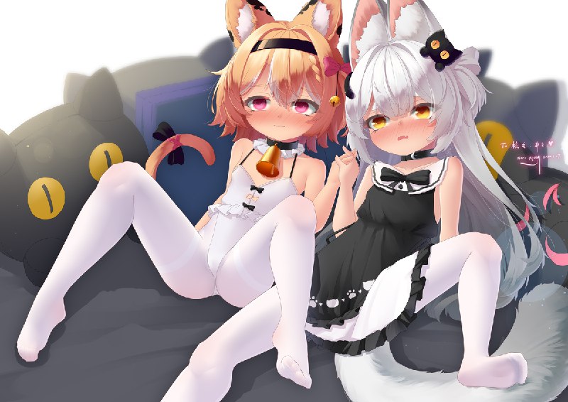  粉色魅魔攻击小猫咪#R-18 #原创 #ロリ #百合 #白タイツ #サキュバス #格桑拉姆 #菲菲(Shio) 粉色魅魔攻击小猫咪#R-18 #原创 #ロリ #百合 #白タイツ #サキュバス #格桑拉姆 #菲菲(Shio)