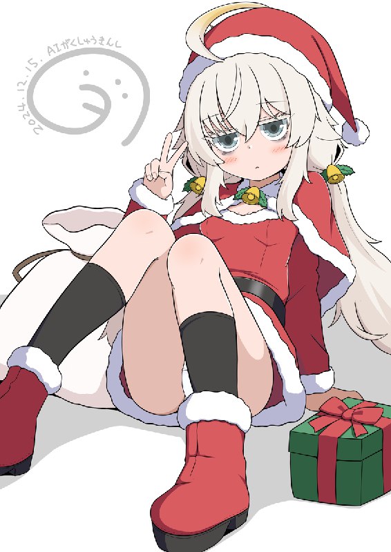 メリークリ◯◯ス(ロスタイム#R-18 #うちの子 #クオリアちゃん #クリスマス #サンタコス #ぱんつ #中出し #溢れ精液メリークリ◯◯ス(ロスタイム#R-18 #うちの子 #クオリアちゃん #クリスマス #サンタコス #ぱんつ #中出し #溢れ精液