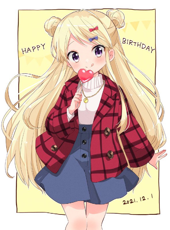 カレンの誕生日お祝いありがとうございます🎉✨誕生日全然関係ない感じの絵ですが…！お祝いコメントやイラスト嬉しいです😊#kinmosa #九条カレン生誕祭2021