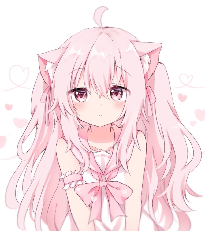  ピンク猫#猫耳 #ピンク髪 #オリジナル #ロリ ピンク猫#猫耳 #ピンク髪 #オリジナル #ロリ