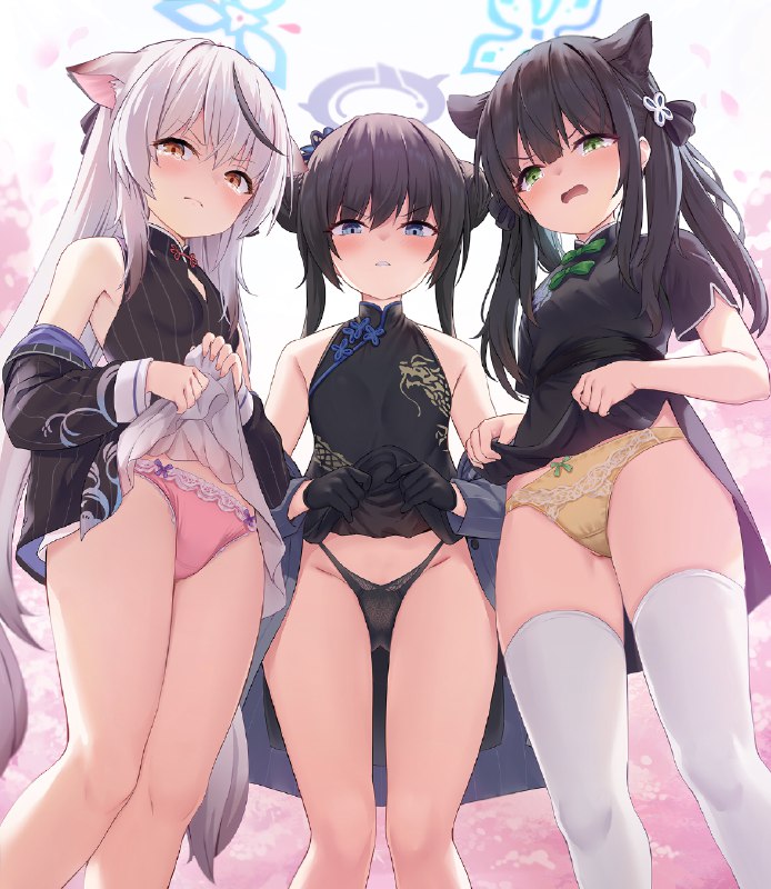  X凍結しました、再フォローお願いします#ブルーアーカイブ #嫌な顔されながらおパンツ見せてもらいたいシリーズ #たくしあげ