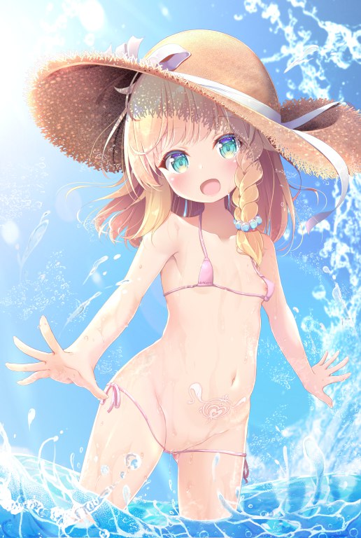  夏の思い出#R-18 #マイクロビキニ #すじ #スク水 #ロリババア #金髪 #麦わら #淫紋 #おへそ 夏の思い出#R-18 #マイクロビキニ #すじ #スク水 #ロリババア #金髪 #麦わら #淫紋 #おへそ