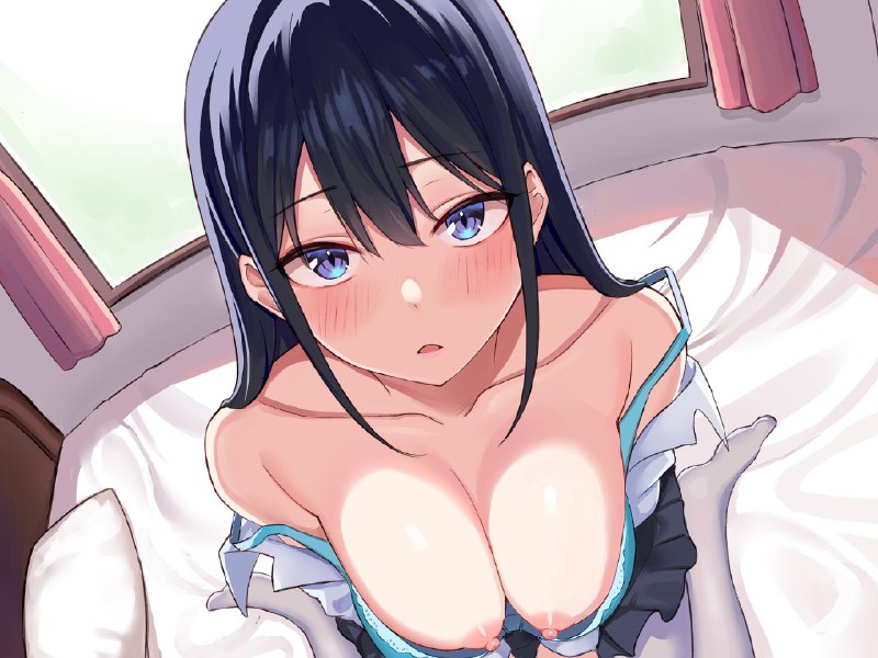 #breasts #nipples #no_bra #open_shirt #pantyhose #pussy #pussy_juice #seifuku #sweater #thong #toshizou_(0714) #uncensoredsource