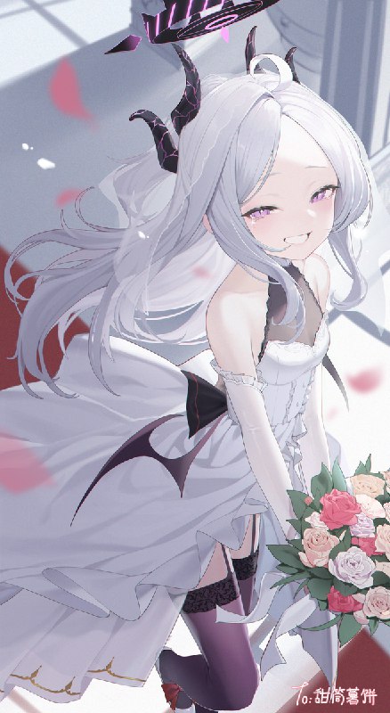  花嫁 ヒナ#空崎ヒナ #ブルーアーカイブ #ブルアカ #花嫁 #女の子