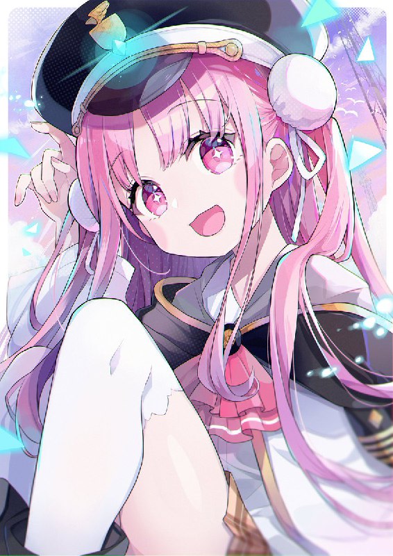 「ヘブンバーンズレッド」公式応援イラストにて、國見タマちゃんを描かせて頂きました⚓️🌇pixivにて #ヘブバンイラコン 開催中なのでぜひチェックしてみてくださいね！ ˎˊ˗▶️ 