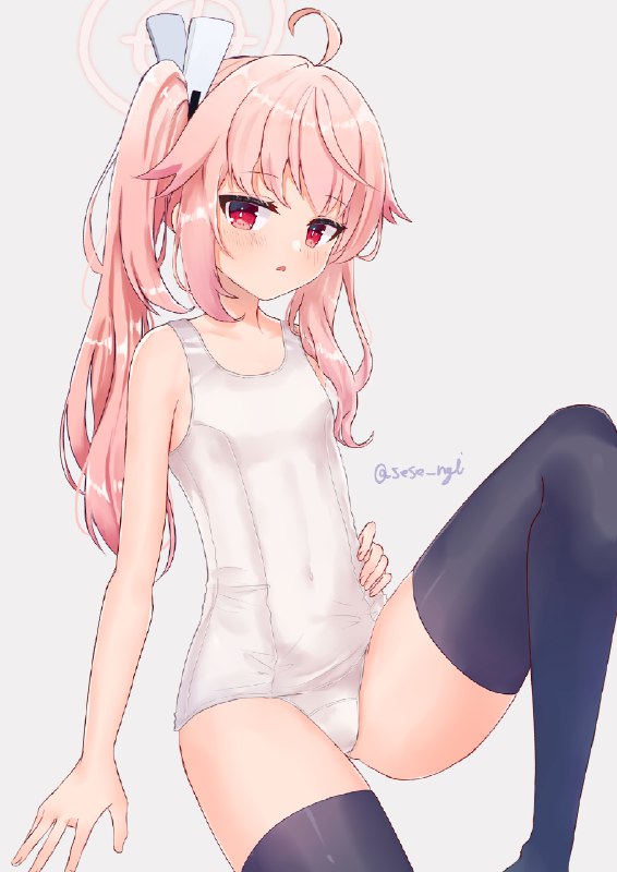  白スク装備ナツちゃん 白スク装備ナツちゃん
