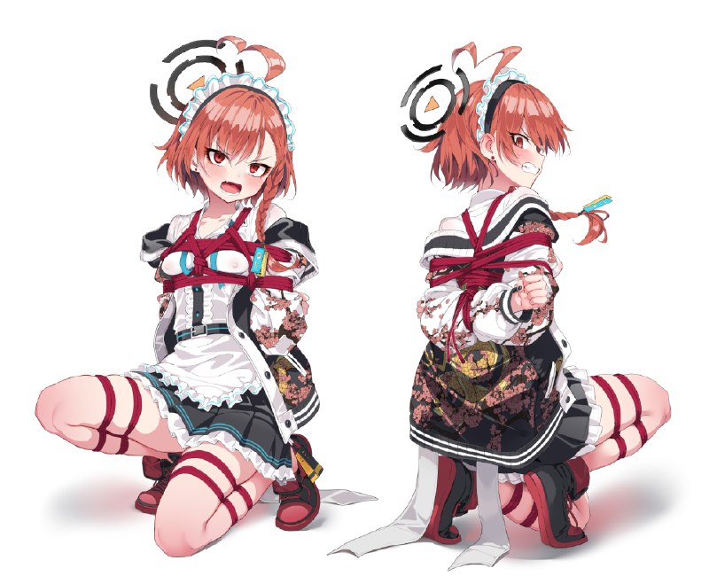 2月fanboxリクエスト / id=116740003 / 😷 2/2#R-18 #アークナイツ #ブルーアーカイブ #中出し #美甘ネル #緊縛 #妊娠