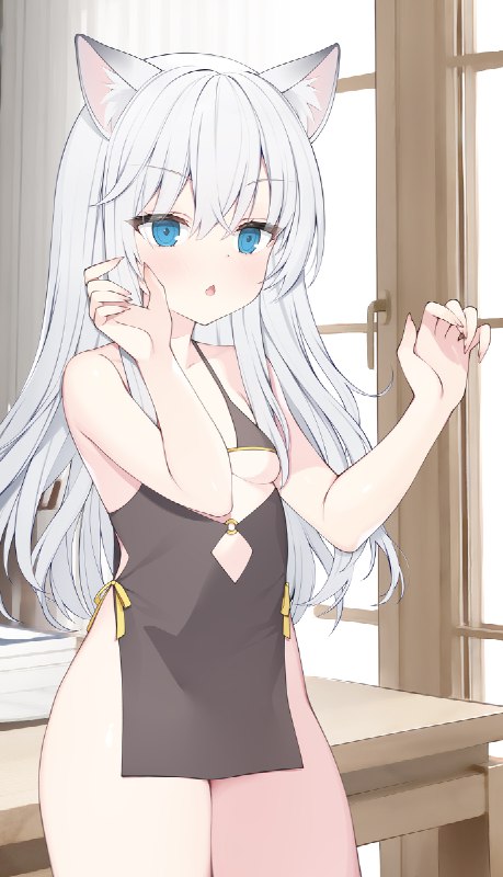 无题 / JYT@fanbox#女の子 #兽耳 #白髪