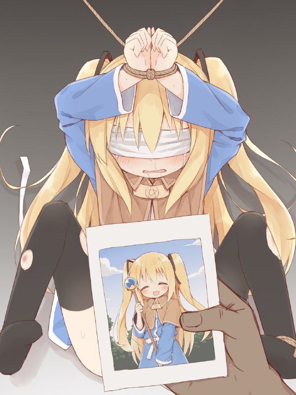 ミーファちゃん / ゆーね 1/3#R-18 #よその子 #ミーファちゃん #目隠し