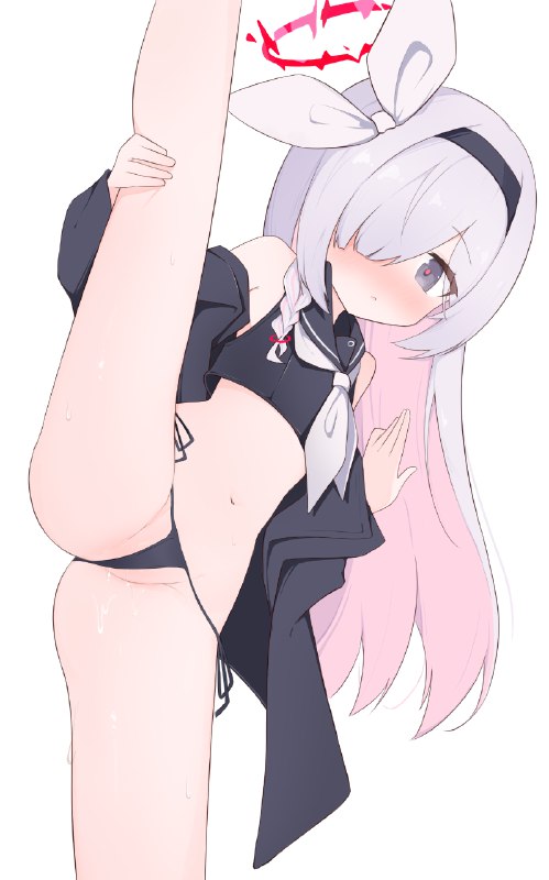 %mid% 普拉娜#プラナ(ブルーアーカイブ) #同人 #女の子 #蔚蓝档案 #ブルーアーカイブ #萝莉 #一字马