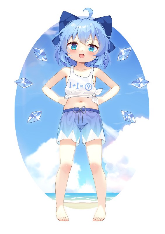  1+1=⑨！#東方Project #ロリ #チルノ 1+1=⑨！#東方Project #ロリ #チルノ