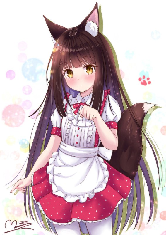 長門メイド❤ / M子#アズールレーン #長門(アズールレーン) #ぱっつん #黒髪ロング #メイド #アズールレーン100users入り