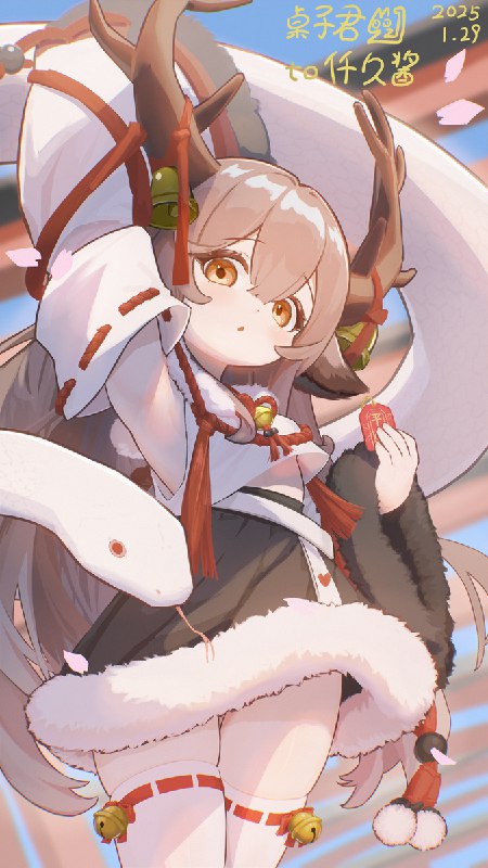 鹿#R-18 #可爱 #女の子 #腋 #巫女 #半脱ぎ #白蛇鹿#R-18 #可爱 #女の子 #腋 #巫女 #半脱ぎ #白蛇