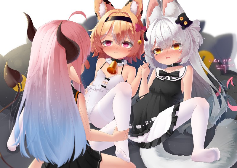  粉色魅魔攻击小猫咪#R-18 #原创 #ロリ #百合 #白タイツ #サキュバス #格桑拉姆 #菲菲(Shio) 粉色魅魔攻击小猫咪#R-18 #原创 #ロリ #百合 #白タイツ #サキュバス #格桑拉姆 #菲菲(Shio)