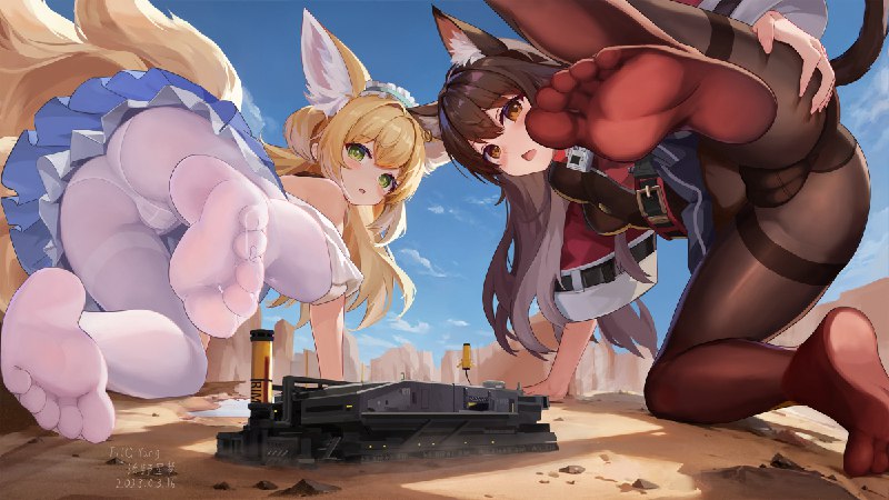  铃兰天火#明日方舟 #巨大娘 #スズラン(アークナイツ) #タイツ越しのパンツ #おしっこ #スカイフレア(アークナイツ) #白タイツ #铃兰 #足指 #天火 铃兰天火#明日方舟 #巨大娘 #スズラン(アークナイツ) #タイツ越しのパンツ #おしっこ #スカイフレア(アークナイツ) #白タイツ #铃兰 #足指 #天火