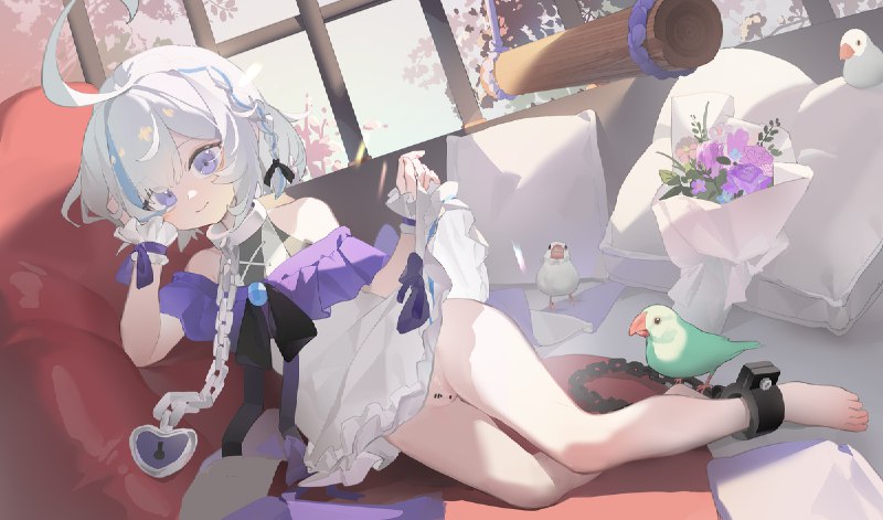  【约稿展示】康康你的#R-18 #女の子 #裸足 #白毛 #少女 #OC 【约稿展示】康康你的#R-18 #女の子 #裸足 #白毛 #少女 #OC