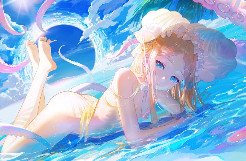  AB#R-18 #Fate/GrandOrder #女の子 #泳装 #触手 #貧乳 #アビゲイル・ウィリアムズ(水着) AB#R-18 #Fate/GrandOrder #女の子 #泳装 #触手 #貧乳 #アビゲイル・ウィリアムズ(水着)