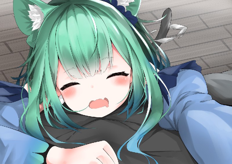 【潤羽るしあ】こんるし〜 / Cureナシ#VTuber #ホロライブ #絵クロマンサー #潤羽るしあ #バーチャルYouTuber #猫耳 #hololive