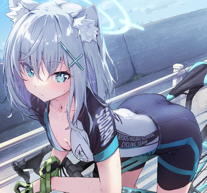 シロコ（ライディング） #ブルアカ  #絵葉の自由帳