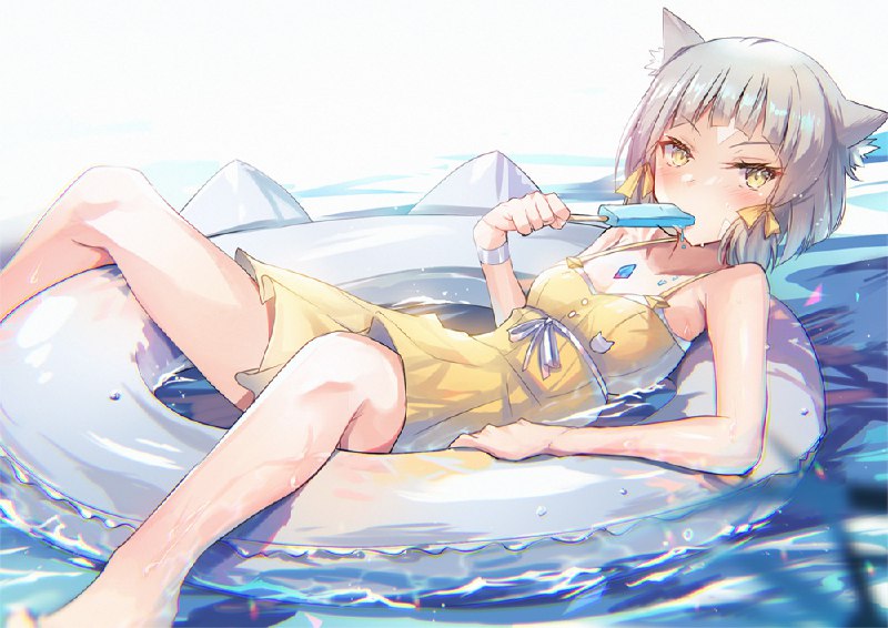 水着ニアちゃん！！🐈#ゼノブレイド2