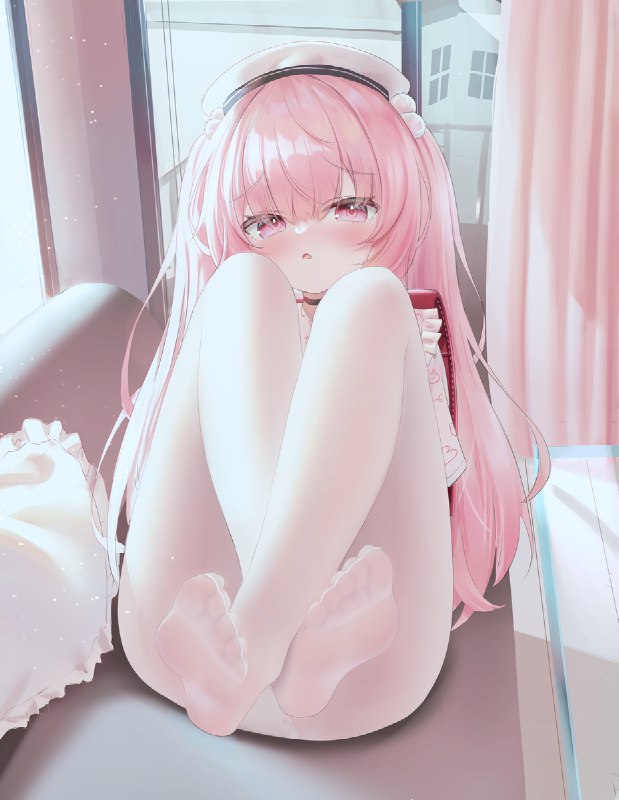 露比 / id=116883317 / 生桃仁 #白タイツ #足の裏