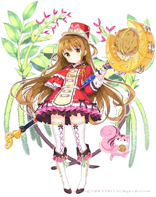 kimishima ao flower knight girl dress thighhighs weapon | #484190 | yande.re