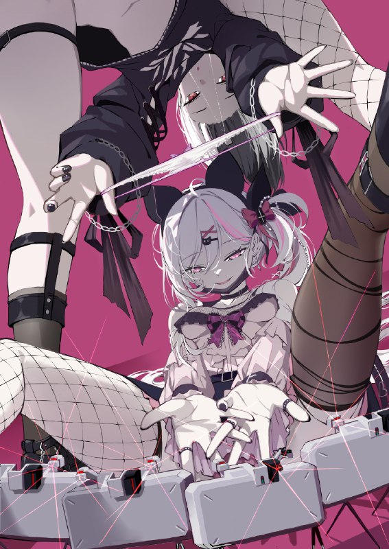  一起来玩呀~sensei~#浅黄ムツキ #ブルーアーカイブ #地雷系 #二人 #カヨコ #鬼方カヨコ 一起来玩呀~sensei~#浅黄ムツキ #ブルーアーカイブ #地雷系 #二人 #カヨコ #鬼方カヨコ