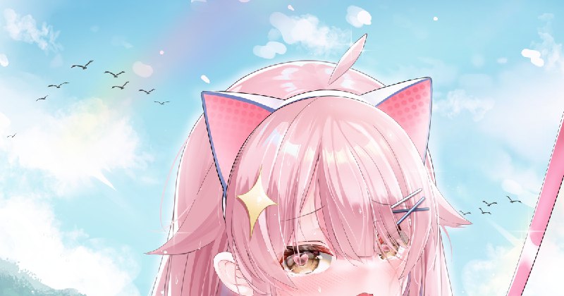 永雏塔菲收藏集-仲夏集-猫不会游泳喵