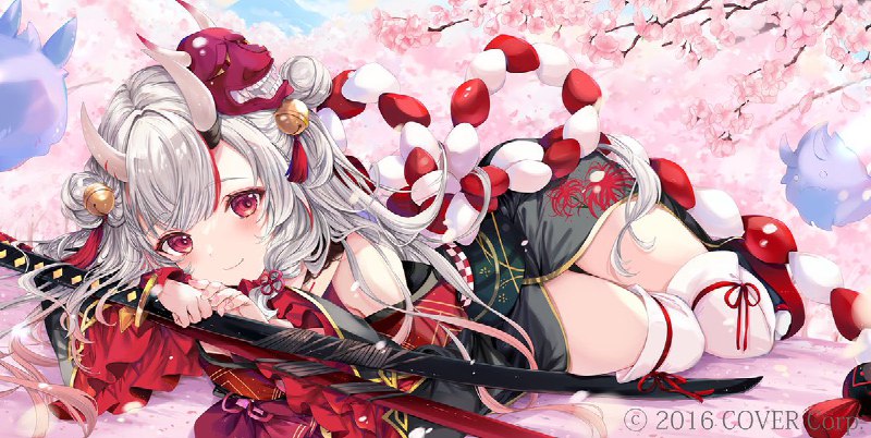 あやめちゃんの活動4周年記念のグッズイラストを担当しました✨お嬢4周年おめでとうございます㊗️グッズ制作に携えわれて光栄でした🙏#百鬼あやめ4周年記念