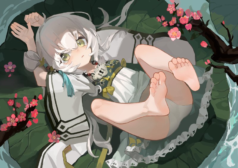 【约稿展示】小池塘#R-18 #足指 #裸足 #少女 #白丝 #萝莉 #白髪 #OC【约稿展示】小池塘#R-18 #足指 #裸足 #少女 #白丝 #萝莉 #白髪 #OC