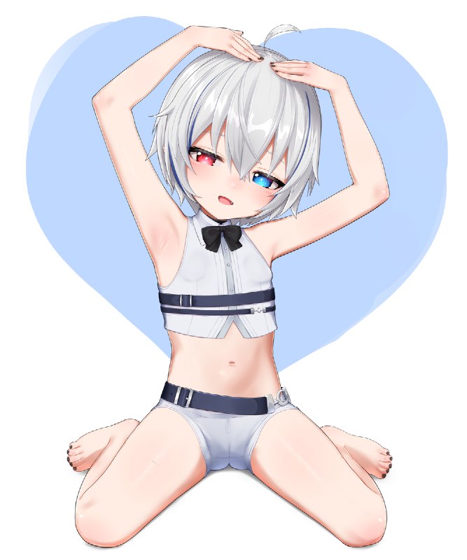  ハート#R-18 #nisha #バーチャルYouTuber #ロリ #裸体 #つるぺた #お腹 #裸足 #足指 ハート#R-18 #nisha #バーチャルYouTuber #ロリ #裸体 #つるぺた #お腹 #裸足 #足指