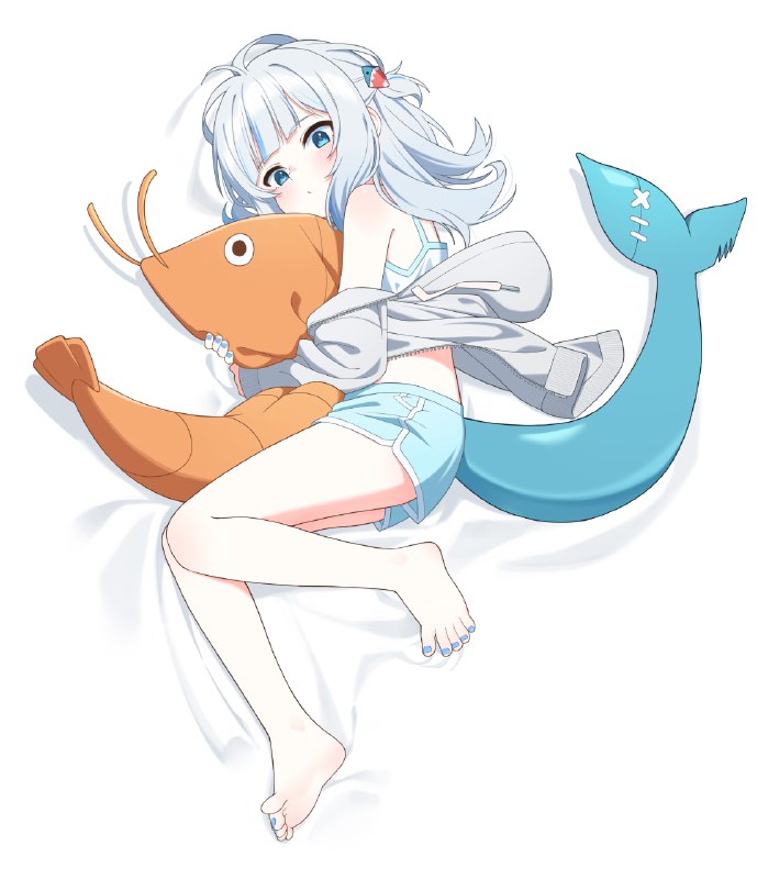  shrimp cushion#HololiveEN #GawrGura #がうる・ぐら