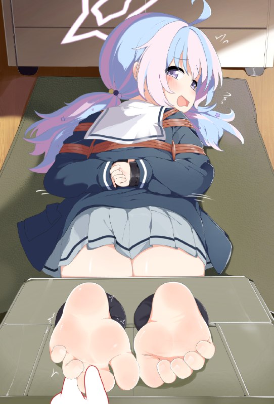 芋泥小孩欠收拾了#ブルーアーカイブ #宇沢レイサ #くすぐり #裸足裏芋泥小孩欠收拾了#ブルーアーカイブ #宇沢レイサ #くすぐり #裸足裏