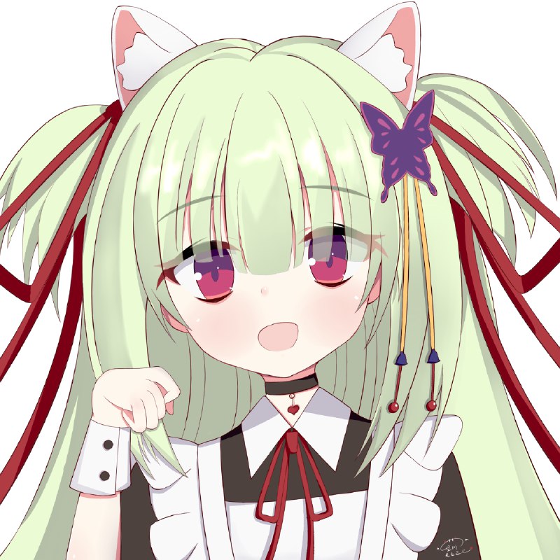 丛雨 女仆 / 星川ももこ#ムラサメ(千恋*万花) #可爱 #少女 #练习 #头像 #maid #萝莉 #猫耳 #千恋*万花