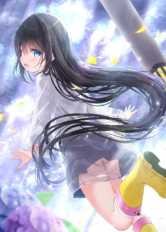 雨上がり / ふぇありぃあい＠木曜東ク45b#オリジナル #レインコート