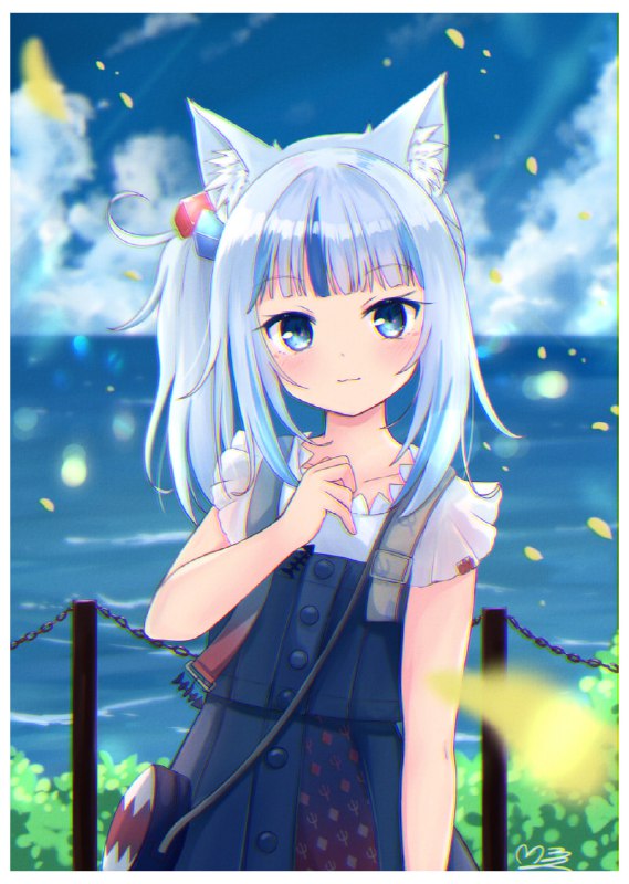 GURA  Summer Time  細部調整 / M子#猫フェス #GawrGura #HololiveEN #VTuber #gawrt #猫耳 #がうる・ぐら #ホロライブ