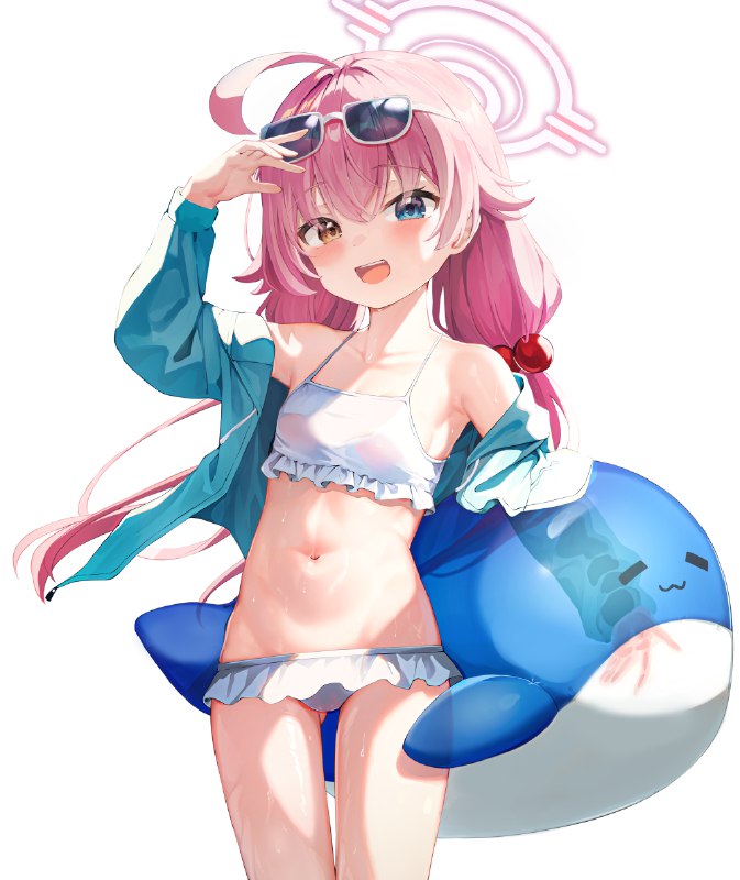  小鳥遊ホシノ#ホシノ #小鳥遊ホシノ #ブルーアーカイブ #ブルアカ #おへそ #ビキニ