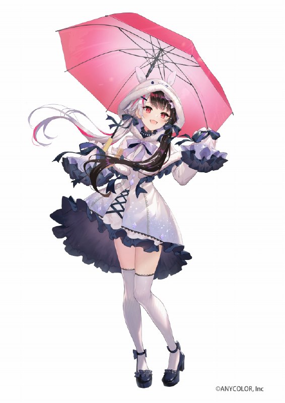 「にじさんじあめもよう2022」にて、夜見れなさんのイラストを担当させていただきました！どうぞよろしくお願いいたします🎩🐤#にじさんじ