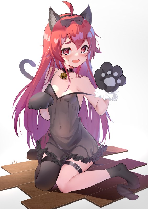 小猫艾丽丝 / zds#无职转生 #艾丽丝 #エリス・ボレアス・グレイラット #猫耳 #女の子 #原创