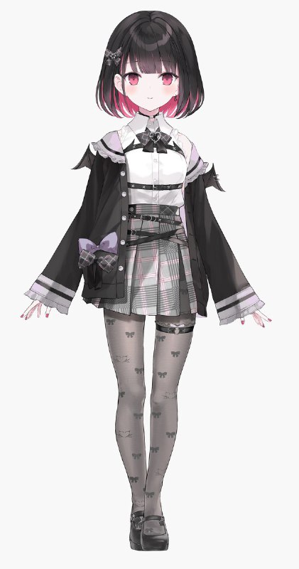 Rikotan先生の新衣装お仕立てしました…！😈🖤#りこあーと