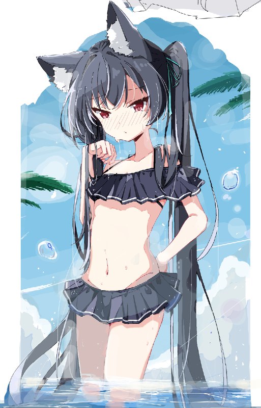 水着セリカ / id=119645883 / 彩ゆき #黒見セリカ #ブルーアーカイブ #BlueArchive #ブルアカ