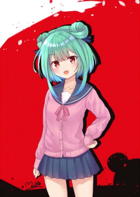 セーラー服るしあ / M子#潤羽るしあ #ホロライブ #VTuber #セーラー服 #絵クロマンサー